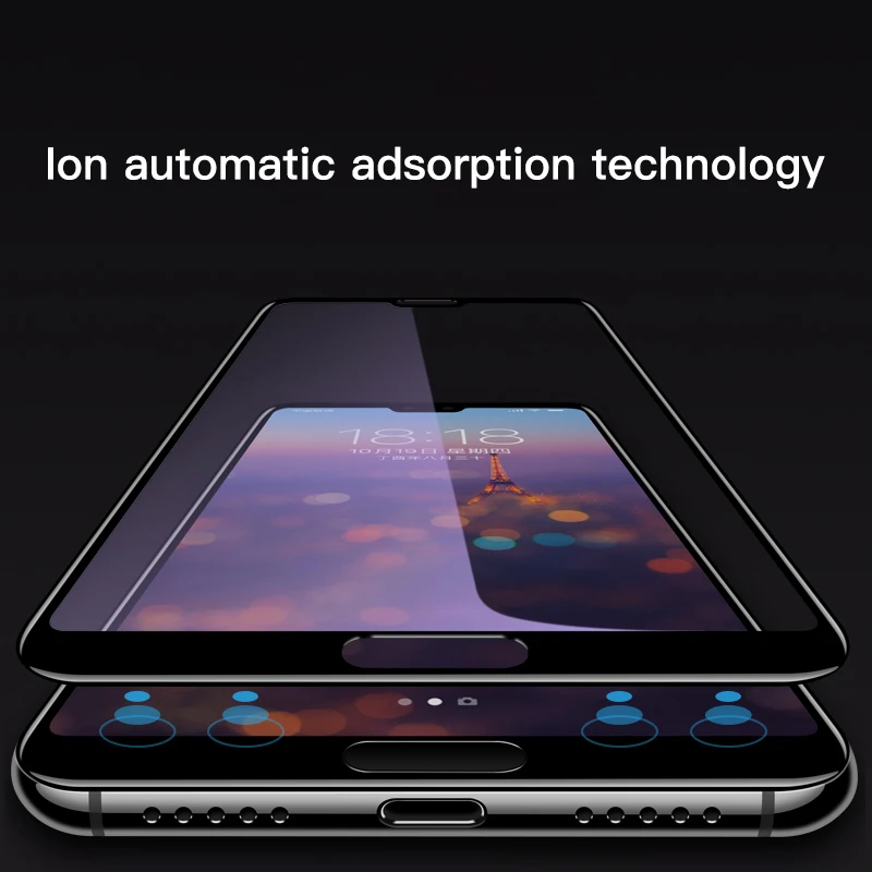 2 шт./компл. 9D полное покрытие закаленное стекло для huawei P20 30 HD анти-отпечатков пальцев Защитная пленка для экрана для huawei P20 30 Pro