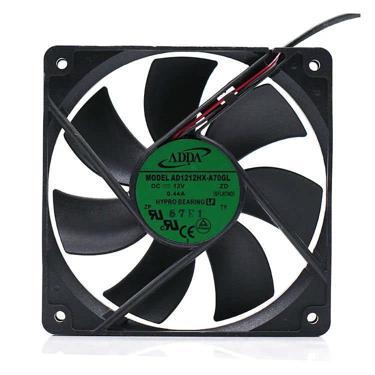 Для Adda AD1212HX A70GL 12025 12V 0.44A большой воздушный поток двухпроводной блок питания