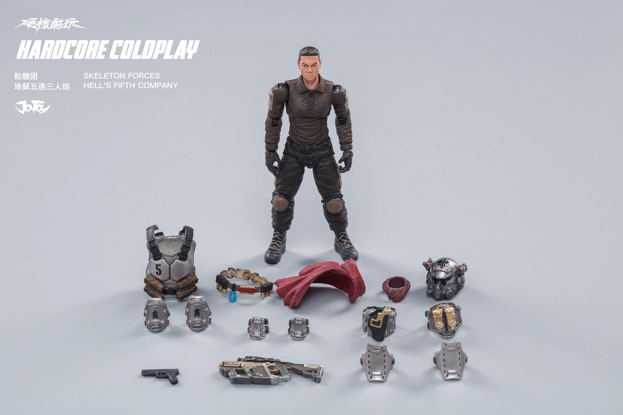 Экшн фигурки JOYTOY 1/18 (2 шт./компл.) модель питого военного солдата Хелла коллекция