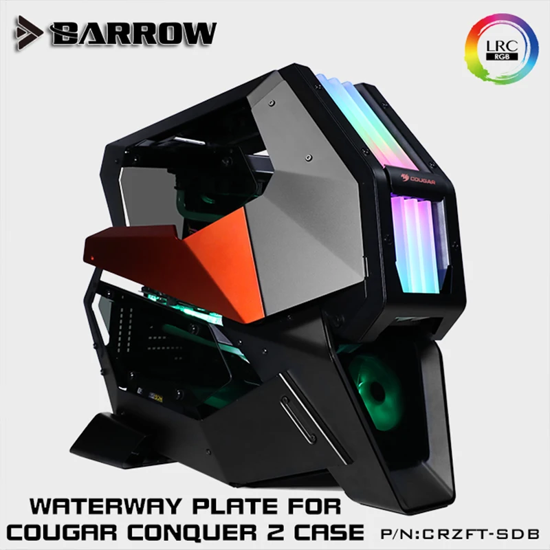 

Barrow CRZFT-SDB LRC 2.0 ARGB Waterway for COUGAR Conqueror 2 Dedicated Case For Intel CPU Water Block & Single GPU Building