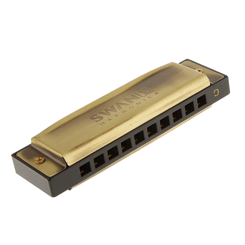 Диатоническая Губная гармошка с 10 отверстиями С клавишами блюз арфа рот органная