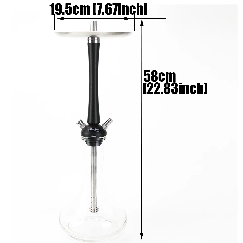 MattPear Simple Hookah M Slim Matt Pear Shisha Nargile Sheesha Narguile Chicha Cachimbas Water Pipe Accessories |
