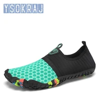 new men woman beach summer outdoor wading shoes swimming slipper on surf quick drying aqua shoes skin sock striped water shoes