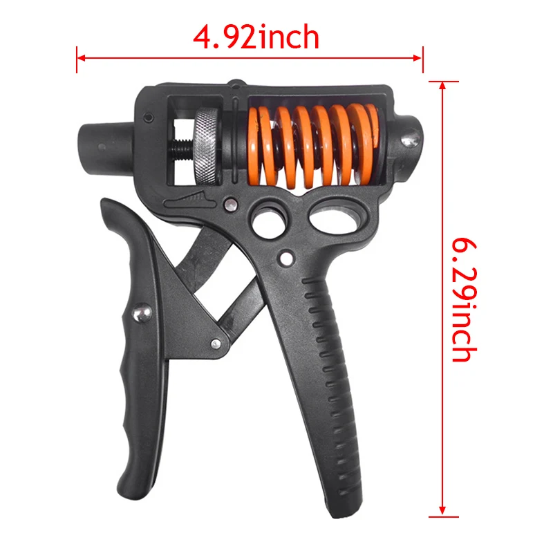 5-50Kg Gym Fitness Hand Grip Men Adjustable Finger Heavy Exerciser Strength for Muscle Recovery Gripper Trainer |