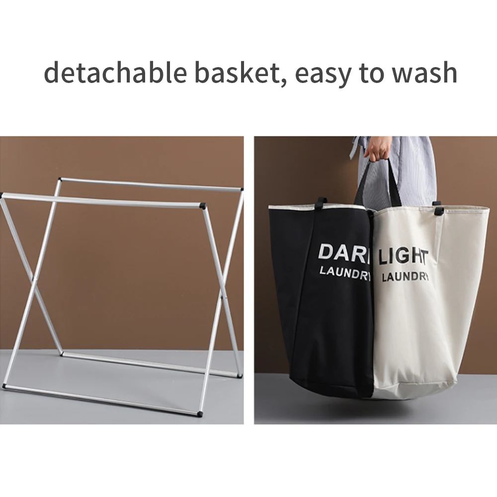 Gecious 2 секции корзина для белья складная небольшого пространства