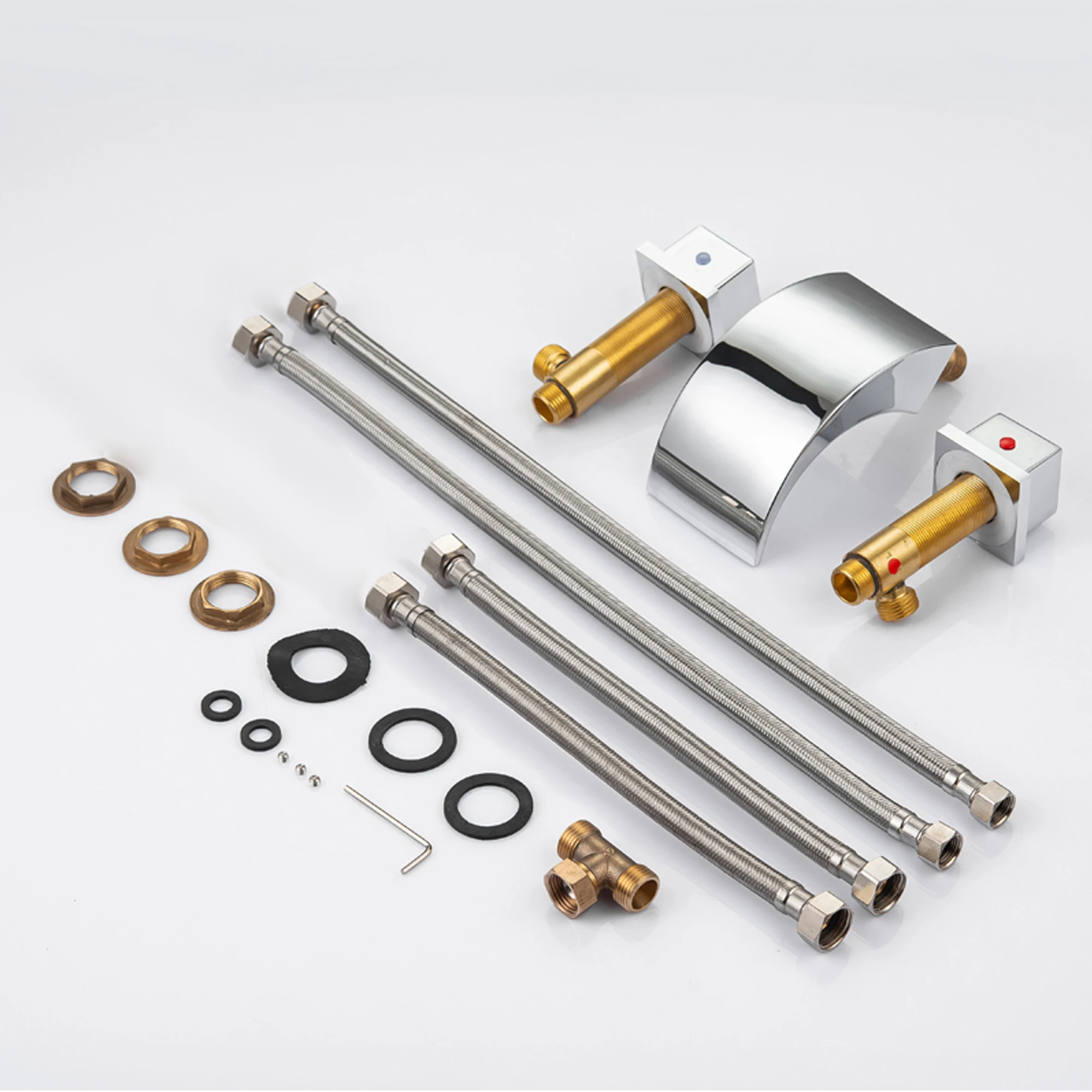 AZOS водопад Смесители для ванной комнаты гироборд с колесами 8 дюймов смеситель