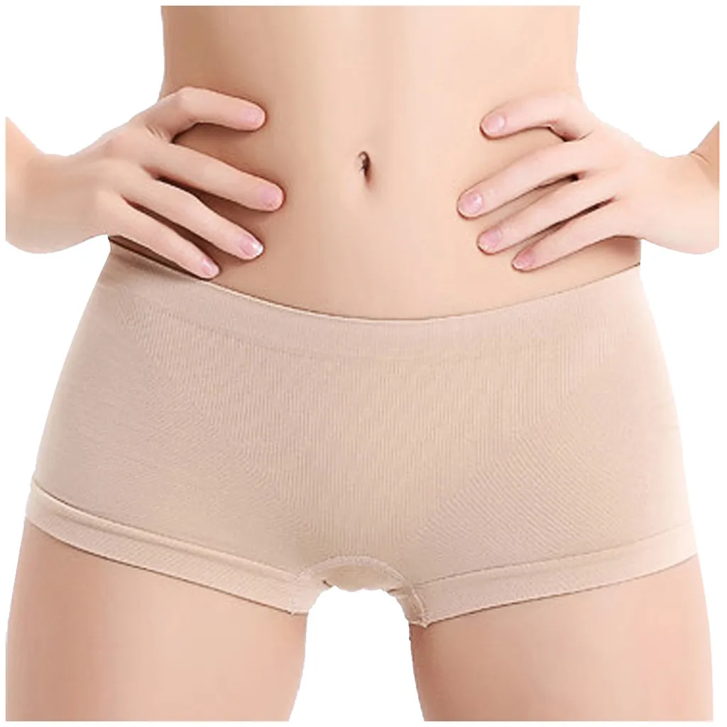 Женские боксеры трусы Slim Fit Бесшовные трусики стрейч с заниженной талией