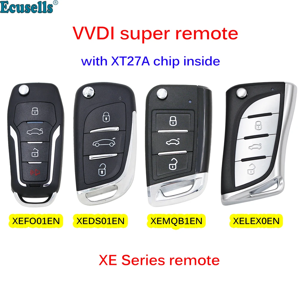 Супер пульт Xhorse XEDS01EN/XEFO01EN/XEMQB1EN/XELEX0EN XE VVDI с чипом XT27A для VVDI2/VVDI Key Tool Max мини