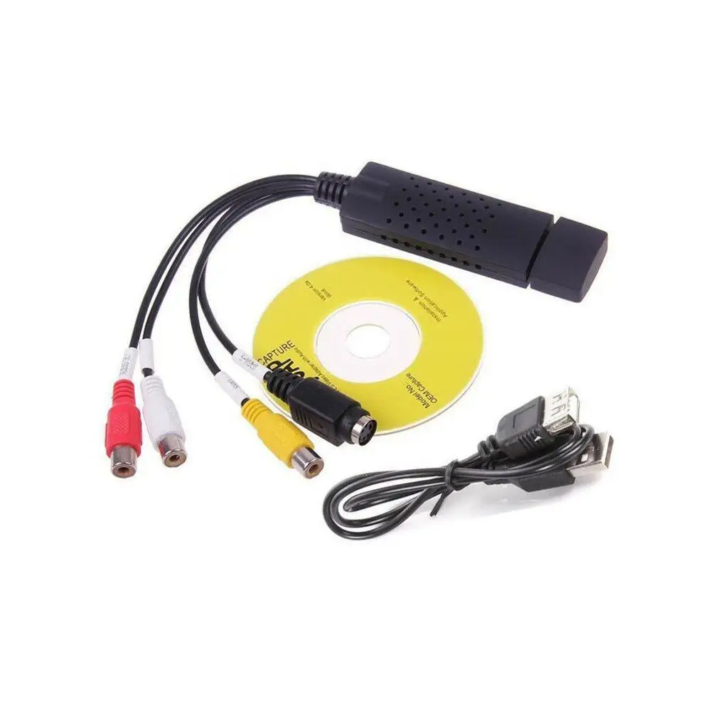 Адаптер видеозахвата N1M9 USB 2 0 карта ТВ тюнер видеоразъем видеомагнитофон AV DVD HD