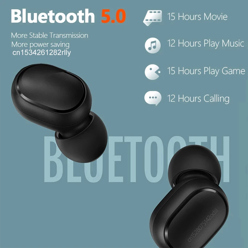 origina xiaomi redmi airdots 2 in ear bluetooth 5 0 wireless earphones with mic handsfree earbuds ai control airdots pro 2s 2 se free global shipping