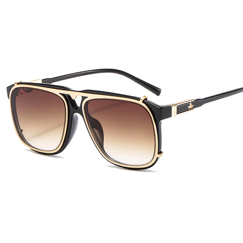 

2021 Luxury Square Punk Sunglasses Women Vintage Steampunk Sun Glasses Men Sunglass Oculos Feminino Lentes Gafas De Sol UV400