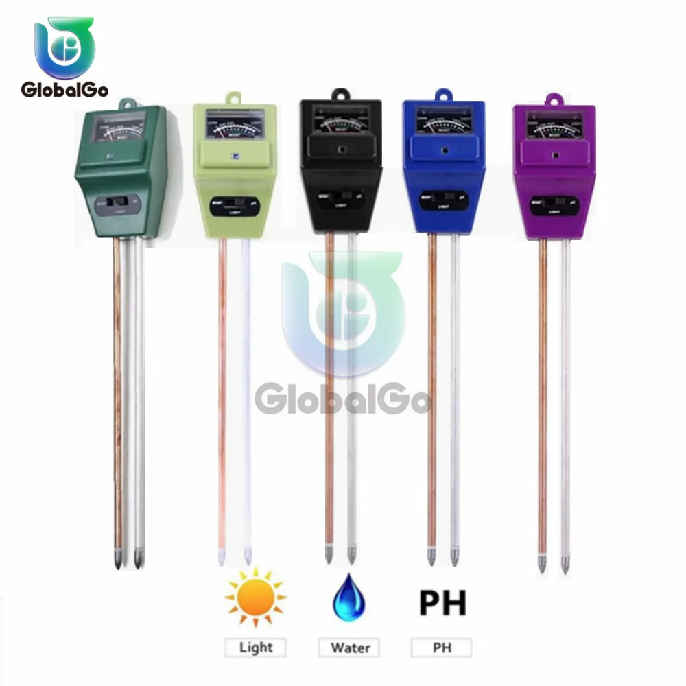 3 in1 Digital Soil Water Moisture Light PH Meter Tester Analyzer Detector Home Garden Plant Flower Hydroponic | Инструменты