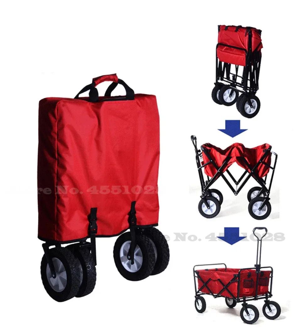 Многофункциональная портативная коляска из нержавеющей стали и ткани Оксфорд 13%