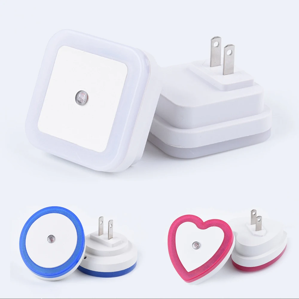 

Min LED Night Light 1Pcs Mini Lights Sensor Control 110V 220V EU US Plug Nightlight Lamp for Home Living Room Bedroom Lighting