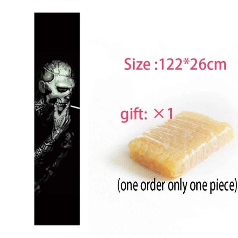 

New Design 1pcs 26*122cm Disruptive Pattern Bear Skate Griptape Hard-Wearing Skateboard Sandpaper For Street Skateboard Deck
