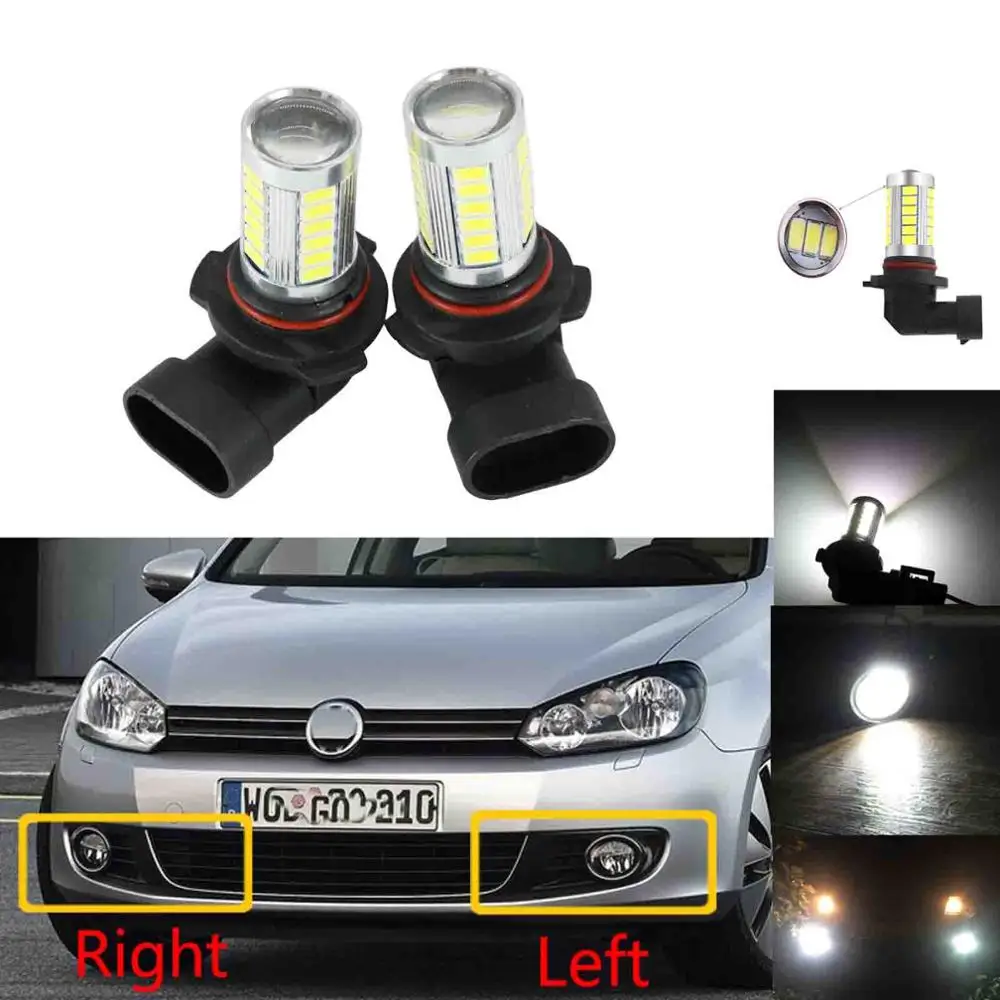 2 шт. светодиодный светильник противотуманная фара для VW Golf 6 Jetta Caddy Touran Tiguan авто