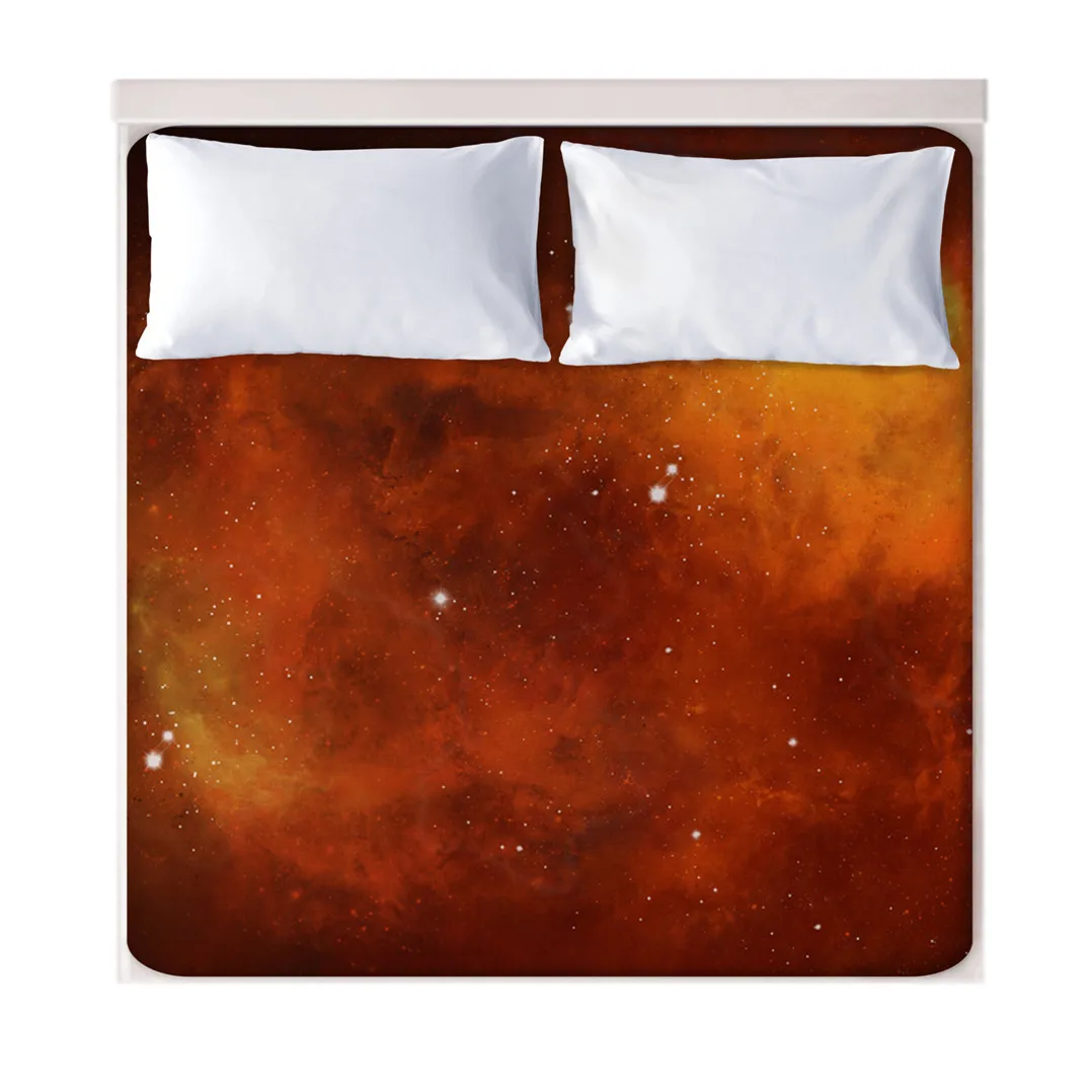 3D Galaxy постельные принадлежности Простыня таинственное космическое звездное