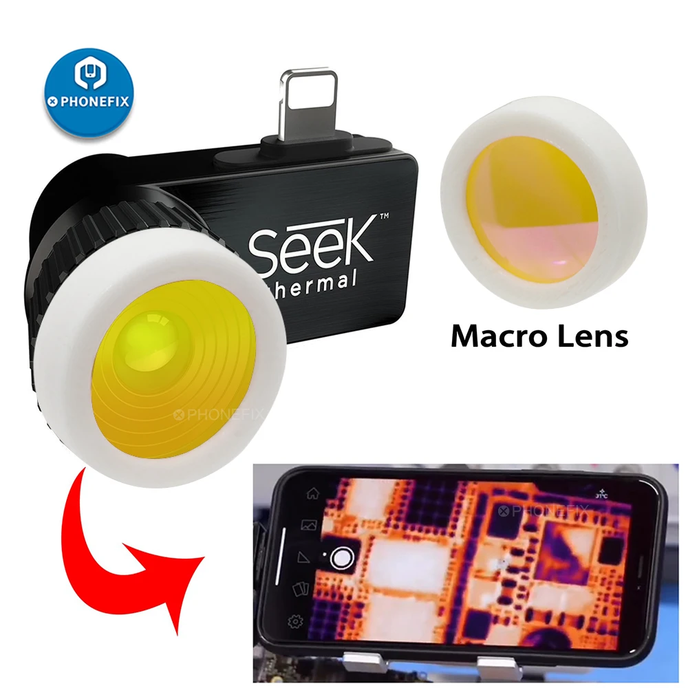Макрообъектив для Seek тепловизионной камеры инфракрасный imager ремонта