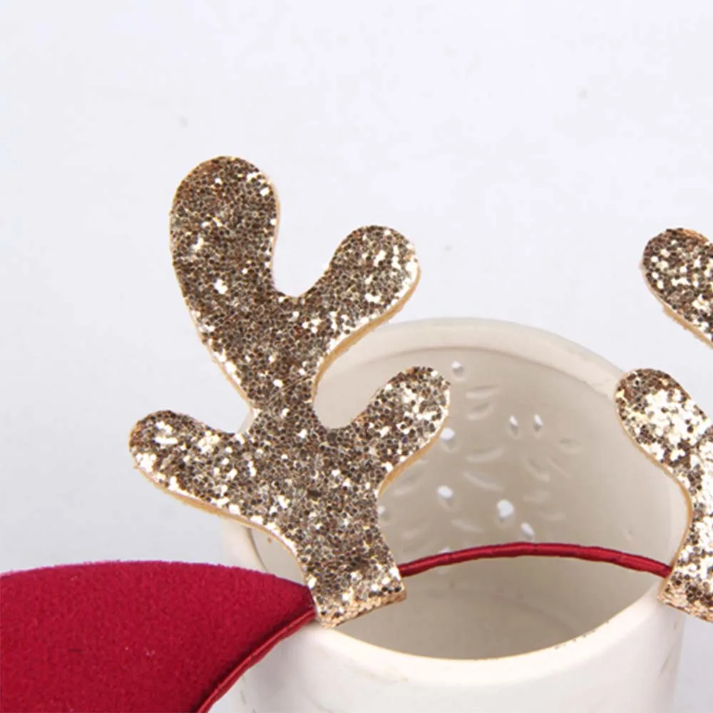 Новинка Рождественская имитация товара детский ободок сделай сам с блестками