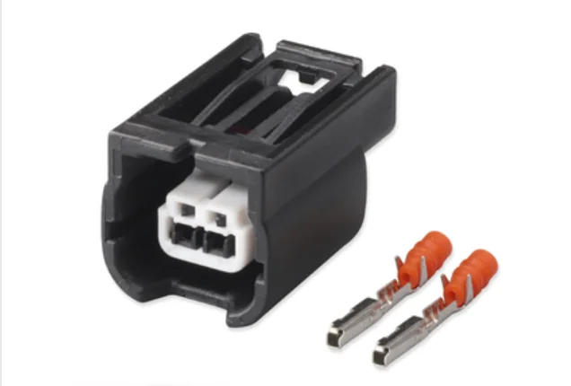 500 комплектов, 2 контакта, 0,6 мм, 7283-2090-30, женский, автомобильный пластиковый водонепроницаемый разъем