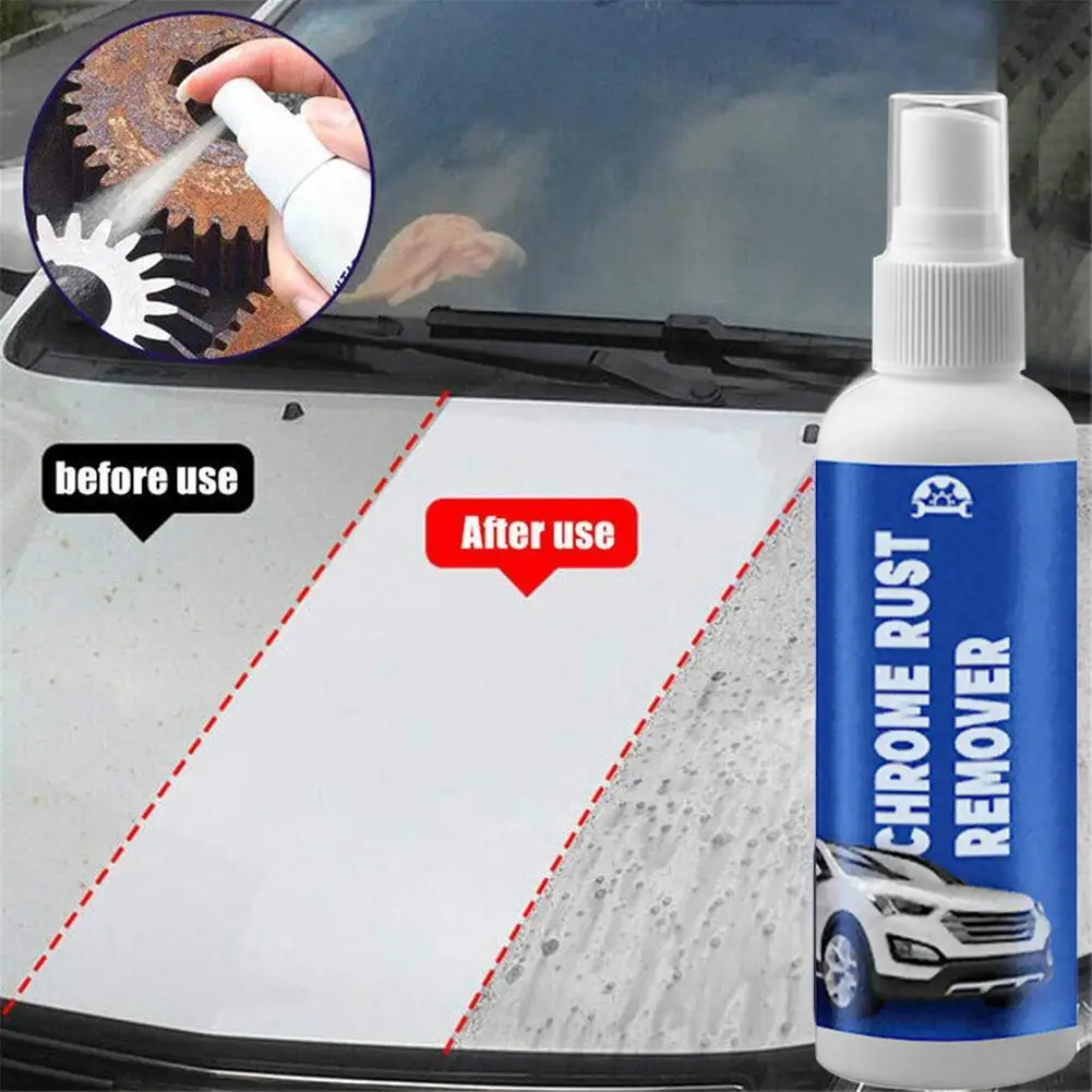 

30/50/100ml Universal Metal Rust Remover Multifunctional Wheel Anti-rust Agent Cleaner Rust Spots+Polishing Car Coating Agent