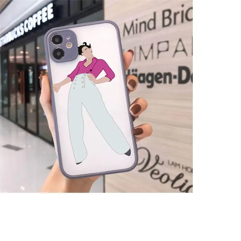 

HARRY STYLES WATERMELON SUGAR cartoon Phone Cases matte transparent For iphone 7 8 11 12 plus mini x xs xr pro max cover