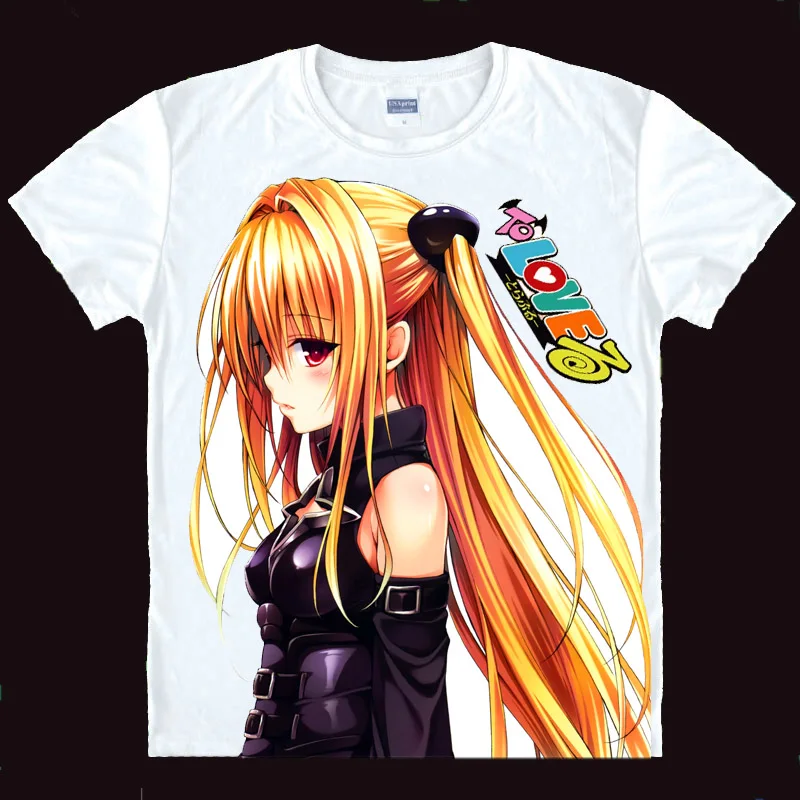 Футболки To Love Ru с принтом Момо Бели девилке Евы косплей футболки топы мужские