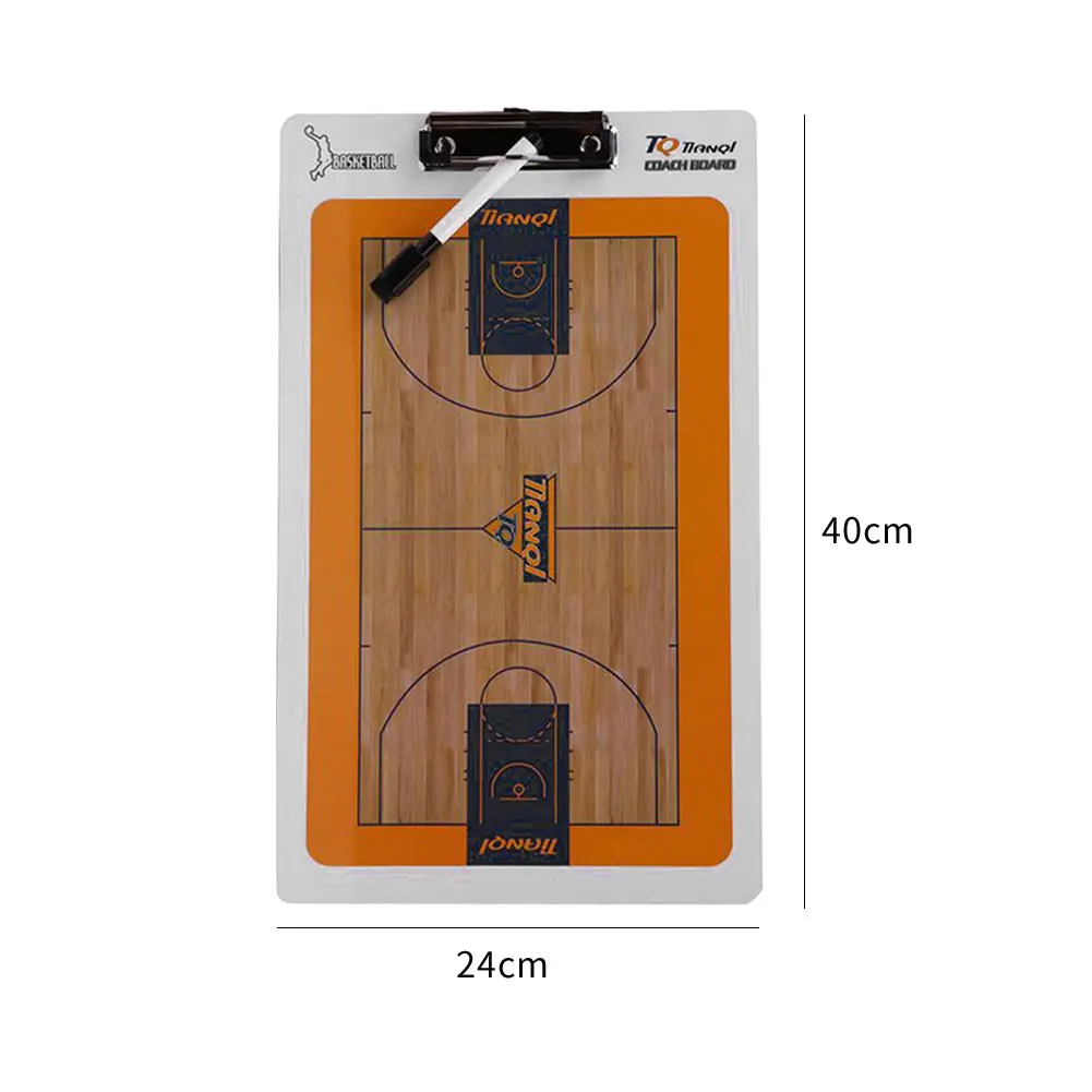 

New PVC Double-sided Straight Tactical Basketball Coach Marker Board Magnetic Basketball Coaching Board Game Training Clipboard