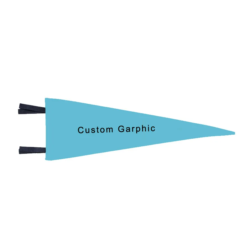 

Morning Custom Logo Any Size Printed Home Indoor Decoration Felt Flag Pennant