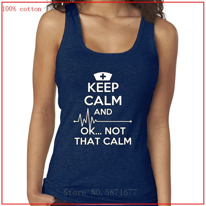 Keep Calm That сексуальный топ для медсестры летний на бретелях женские рубашки
