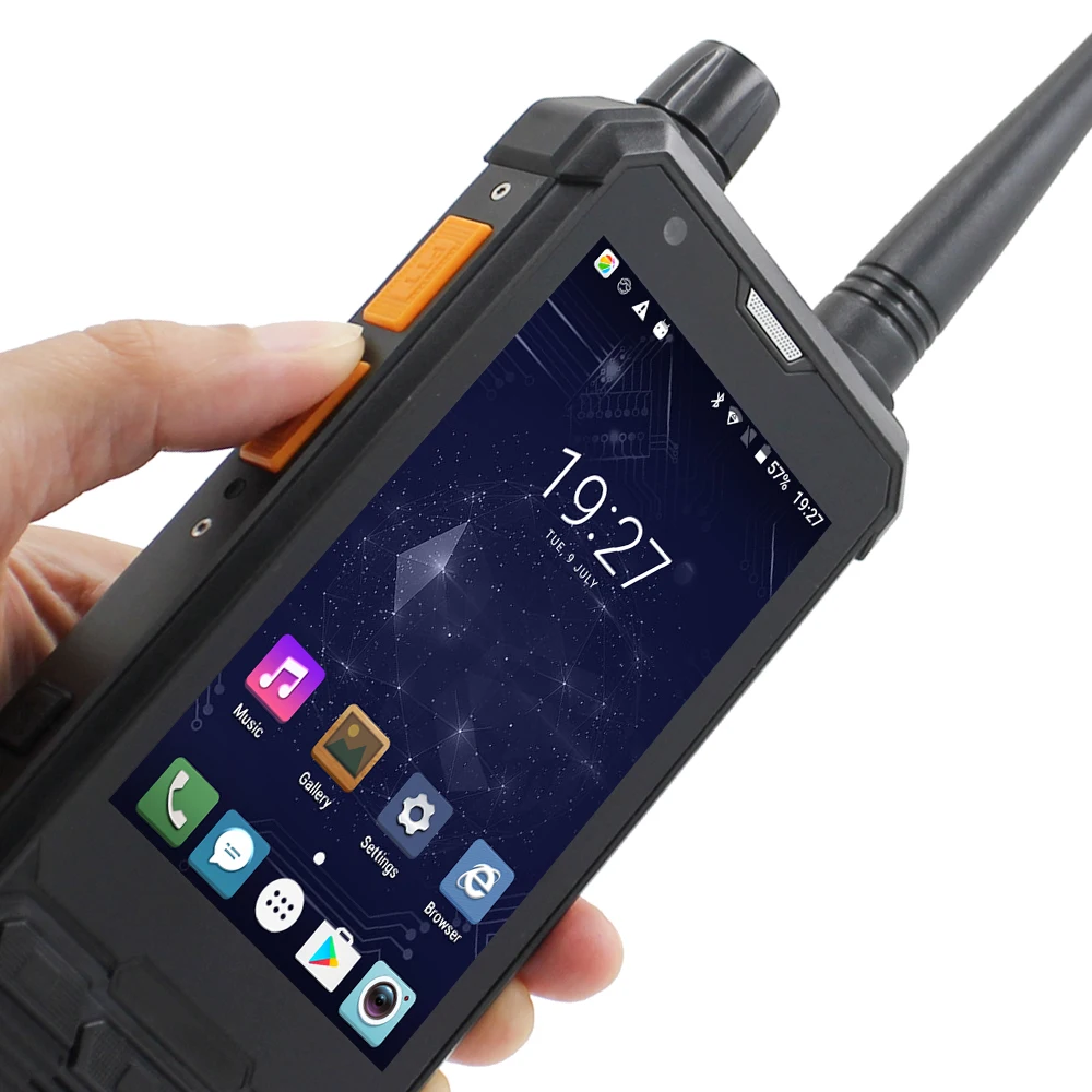4G LTE сеть рация телефон Zello PTT смартфон 5 Вт Аналоговый и DMR UHF 400-470 МГц двухстороннее радио
