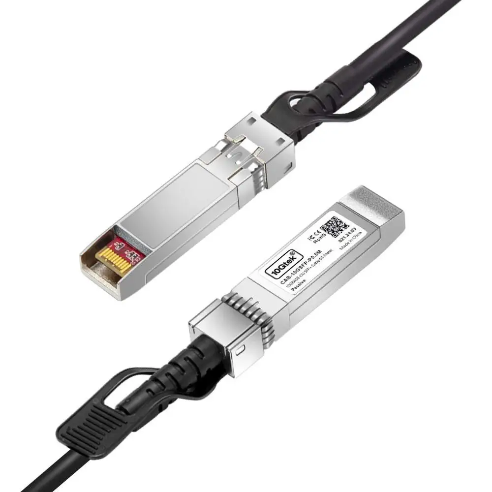 10Gtek для Juniper 0 5 м SFP + DAC кабель 10GBASE CU пассивный прямой медный Twinax 30AWG 3 года 50