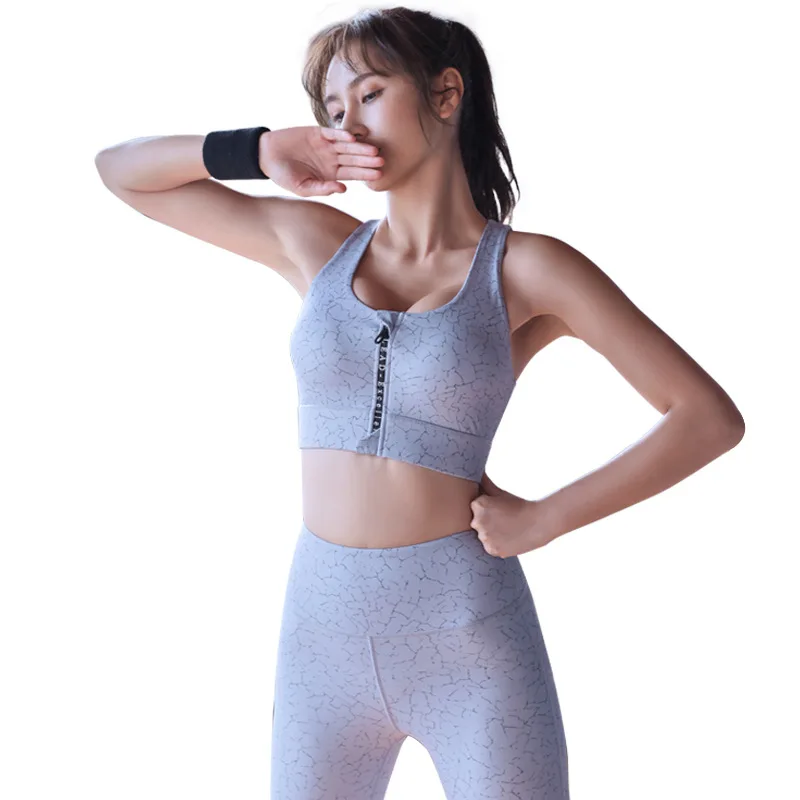 

Printed yoga clothes fitness running anti-shake high stretch weight loss sports yoga clothes women