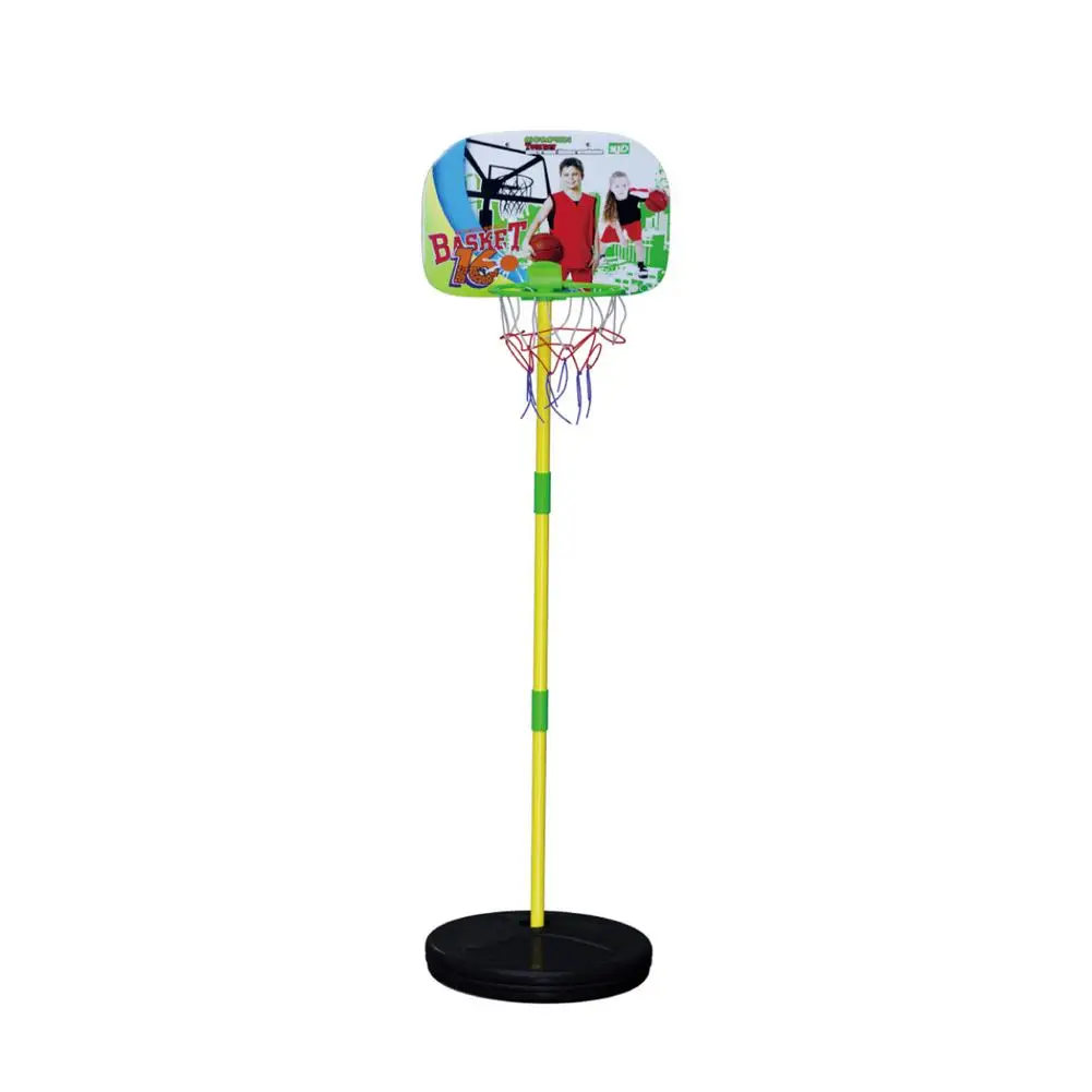 

Toddler Basketball Hoop Stand Adjustable Height Basketball Toy Outdoor And Indoor Interactive Sports Games