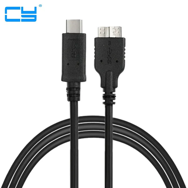 

1 м 3 фута USB 3,1 Тип C USB-C разъем для Micro USB 10pin кабель для передачи данных для Мобильный телефон Macbook huawei p10
