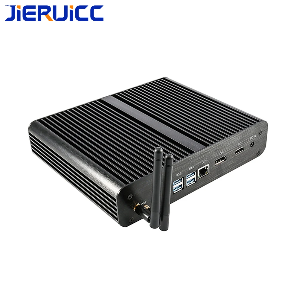 Новое поступление Intel Core i7 7560U Intel Kaby Lake-ULT безвентиляторный мини компьютер Win 10 4K HTPC Intel HD graphics