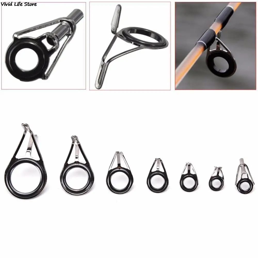 Набор направляющих для удочки разных размеров комплект из 7/8/30 шт. стали Cr-Ni