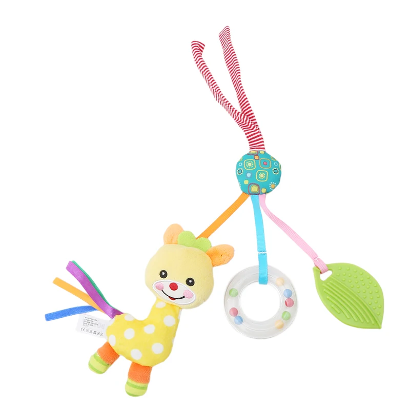 

New Baby Kids Rattle Toys Tinkle Hand Bell Multifunctional Plush Stroller Hanging Animal Rattles Kawaii Baby Infant Toy Gifts