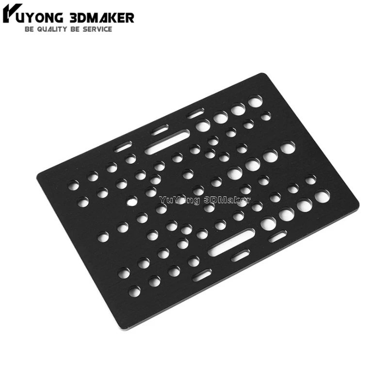 3d принтер openbuilds алюминиевая пластина T3x88x127 специальная скользящая алюминиевая пластина для алюминиевого профиля v-слот козловой пластины(20-80 мм