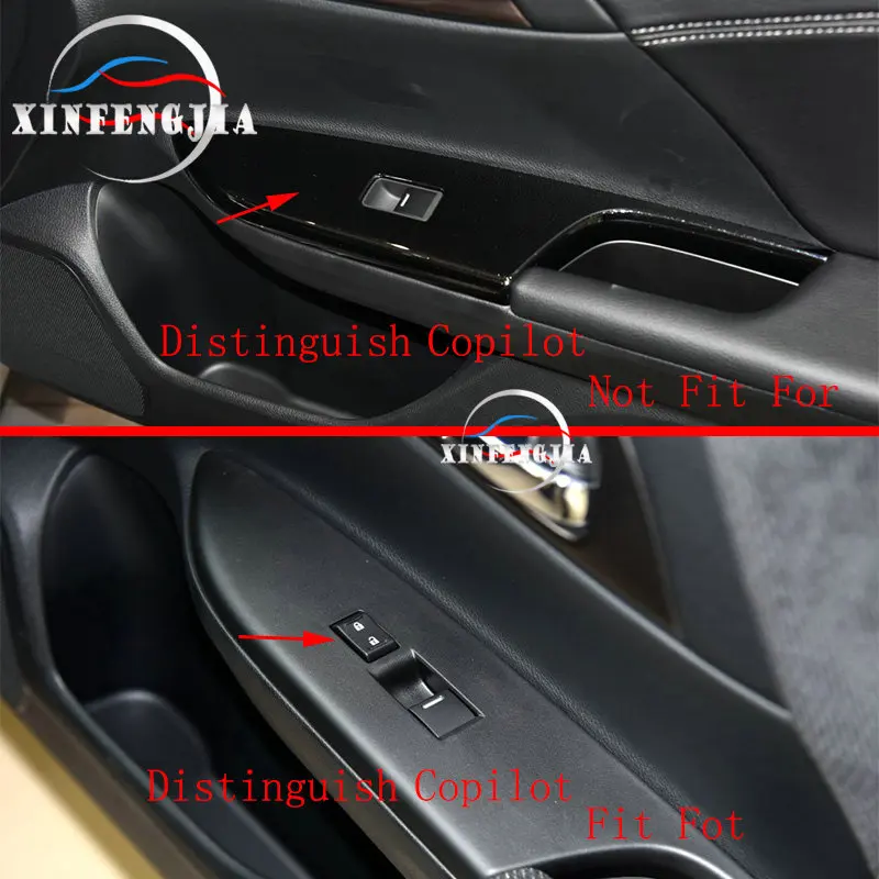 Для Honda Accord 13-17 4x цветной подлокотник из углеродного волокна дверь окно подъемная