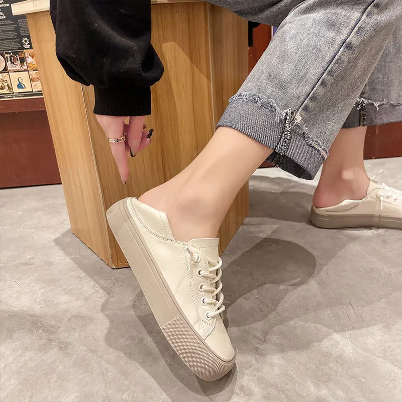 

Summer Shoes Ladies Casual Female Sneakers Espadrilles For Women Flats All-Match Slip-on Square Toe 2021 Small Cross New Dress S