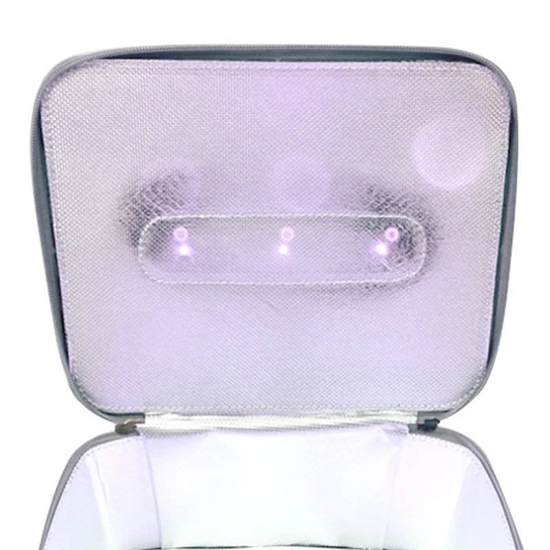 

Portable UV Cleaning Bag USB LED Zipper Case for Bottle Underwear Clothes Home BDF99