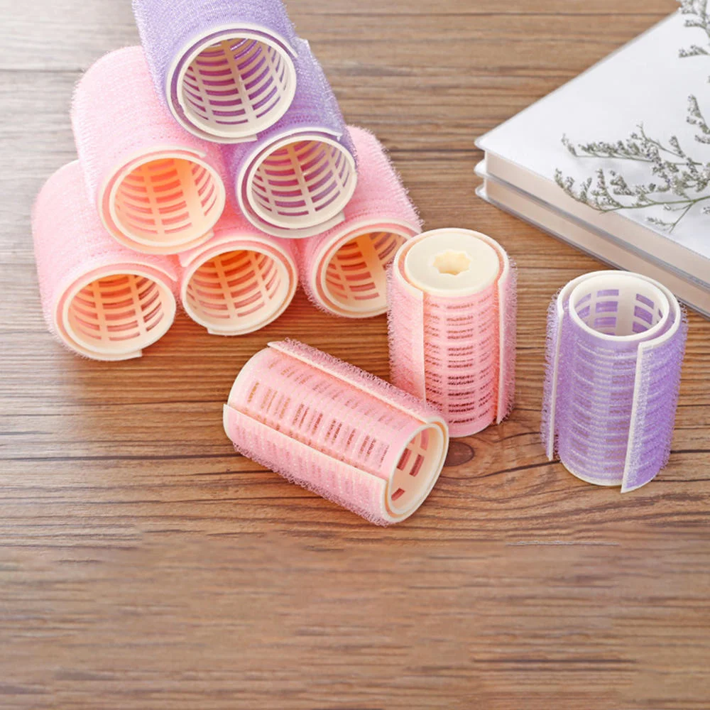 

Air Bangs Curling Iron Tube Plastic Lazy Figure Bangs Roll Self Grip Hair Rollers Cling Long Lasting Bangs Styling
