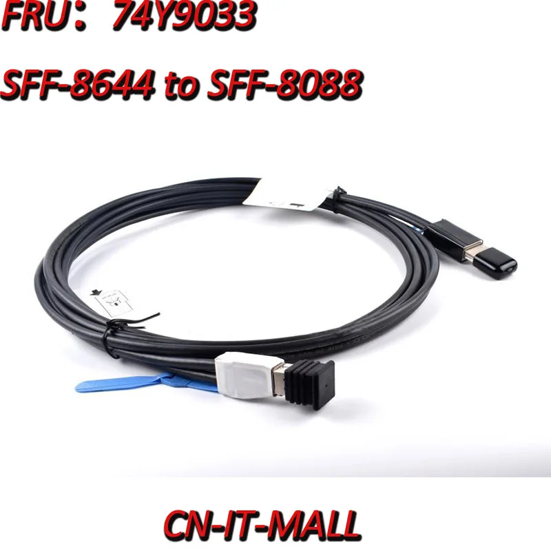 

New SAS Cable SFF-8644 to SFF-8088 3M 74Y9033 R0018