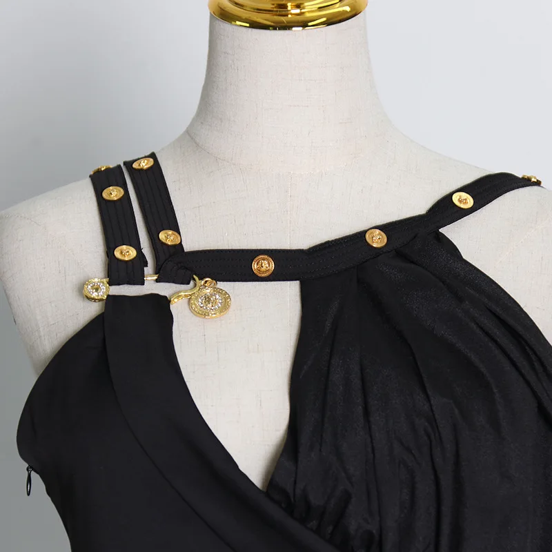 

Sexy Deep V Neck Chic Sequined Patchwork Design Dress 2021 Spring Summer New Slim Waist Dresses Women Elegant Fashion Robe