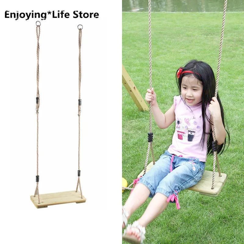 

Patio Swing Wooden Children's Swing Indoor Outdoor Swing Home Indoor Swing Seat Outdoor Patio Furniture