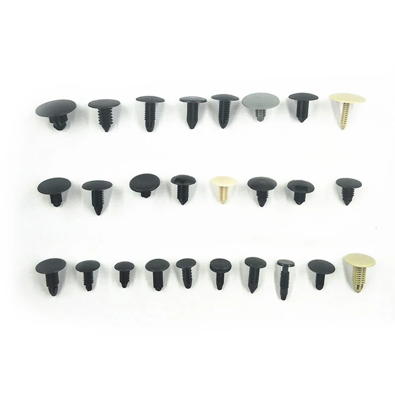 

100pcs/set Universal Mixed Car Various Plastic Rivet Fastener Door Push Pin Auto