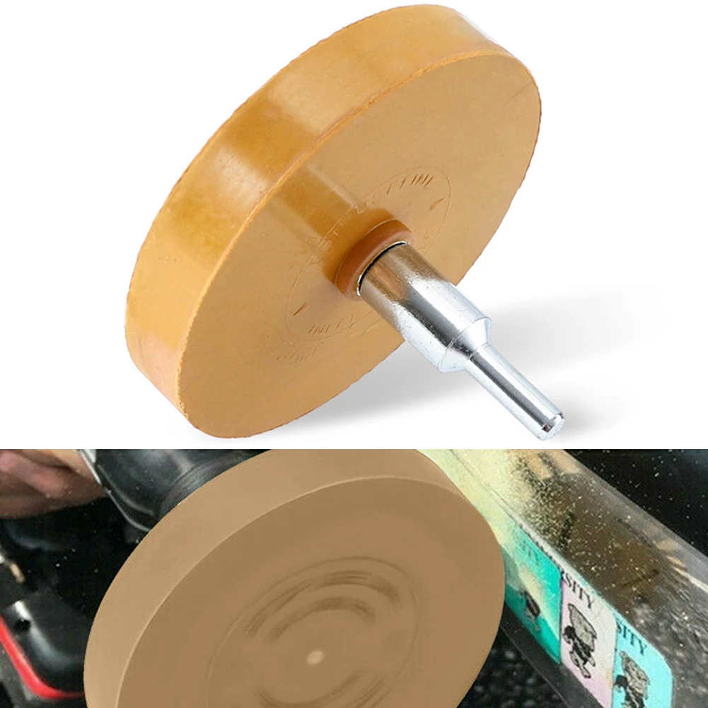 

3.5" /88mm Rubber Eraser Wheel Heavy Duty Decal Removal Eraser Wheel Adhesive Remover Vinyl Decal Graphics Removal Tool
