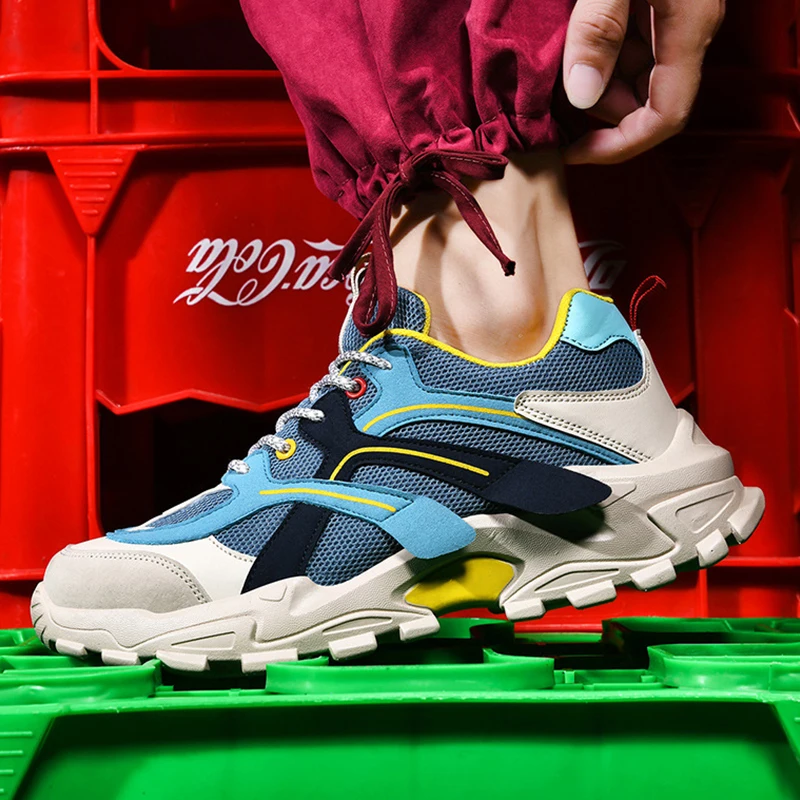 Кроссовки мужские легкие дышащие повседневная спортивная обувь плоская подошва