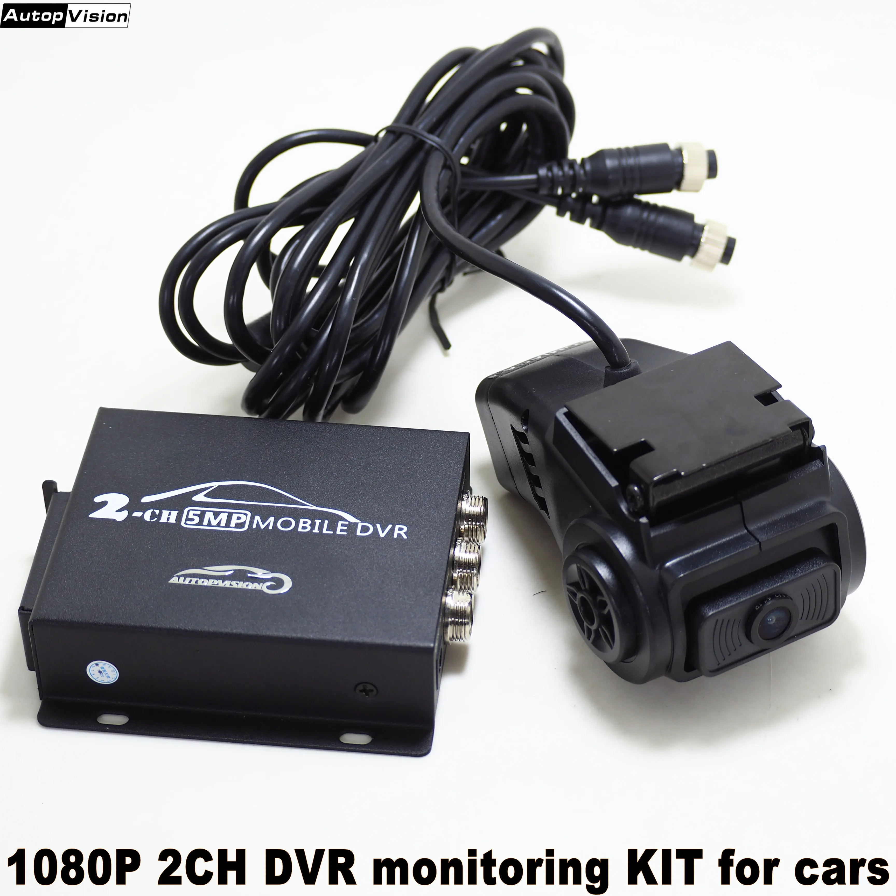 Комплект для мониторинга безопасности 1080P 2CH DVR сетевого автомобиля такси